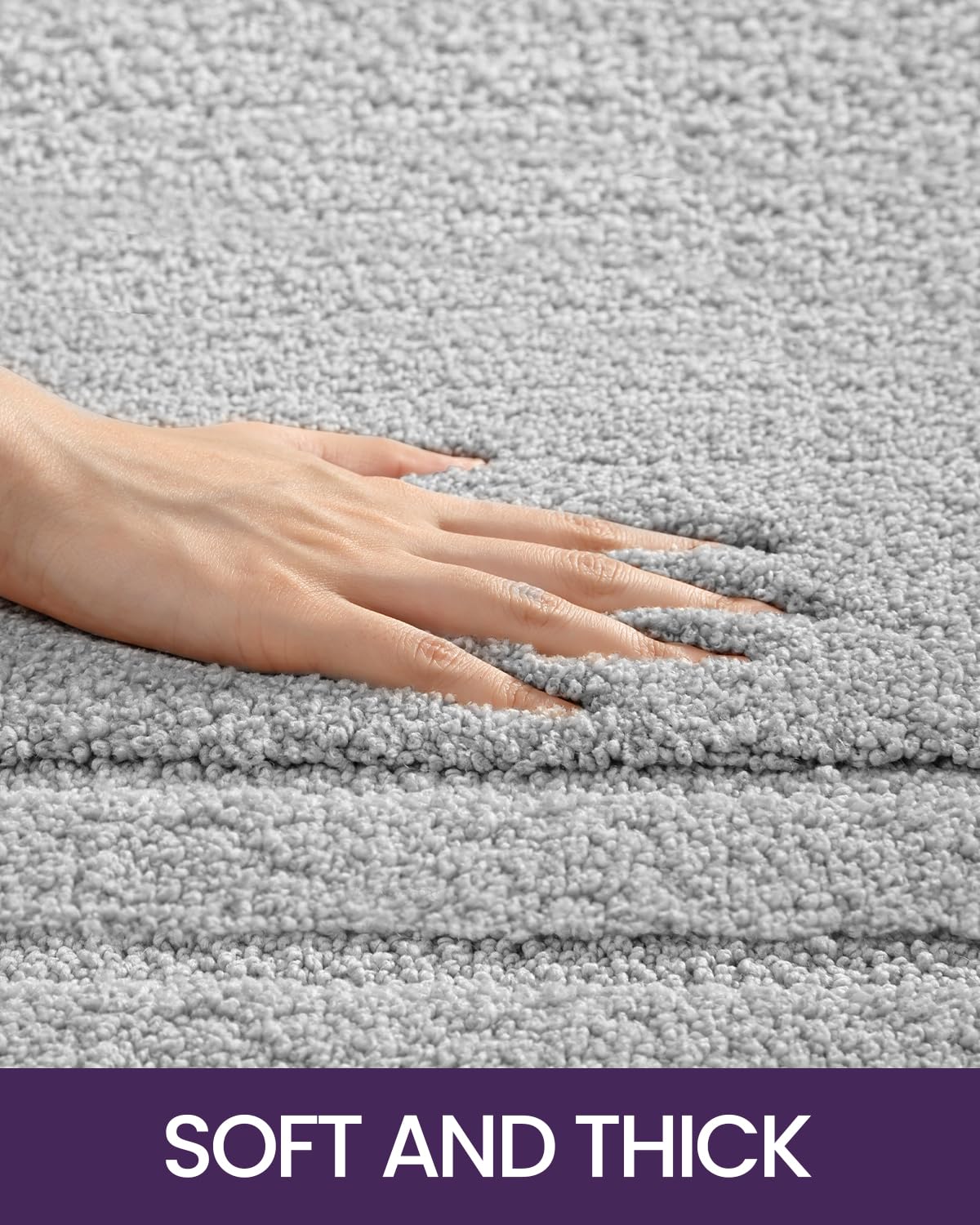 Dexi Bathroom Rug Mat 24X16, Ultra Soft Absorbent Mats, Non Slip Washable Shower Floor Rugs, Quick Dry Microfiber Bathmat For Tu